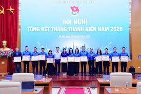 ĐOÀN THANH NIÊN VEC NHẬN BẰNG KHEN CỦA ĐOÀN THANH NIÊN CHÍNH PHỦ VÌ ĐÃ CÓ THÀNH TÍCH XUẤT SẮC TRONG TỔ CHỨC, TRIỂN KHAI THÁNG THANH NIÊN NĂM 2026